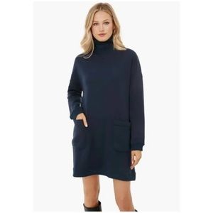Tuckernuck Pomander Place Navy Porter Sweatshirt Dress
